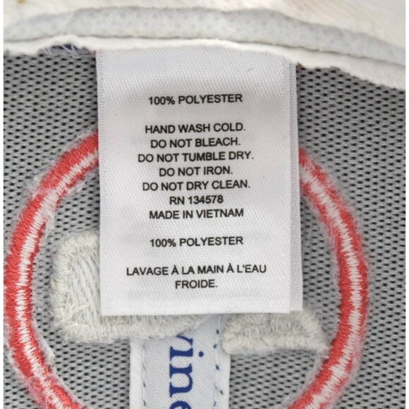 Vineyard Vines Youth Whale Logo Trucker Hat Blue Red Mesh Snapback Adjustable - Picture 5 of 5